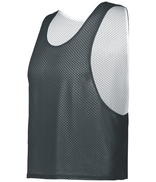C2 REVERSIBLE MESH LACROSSE PINNIE - GRAPHITE/WHITE (BA)