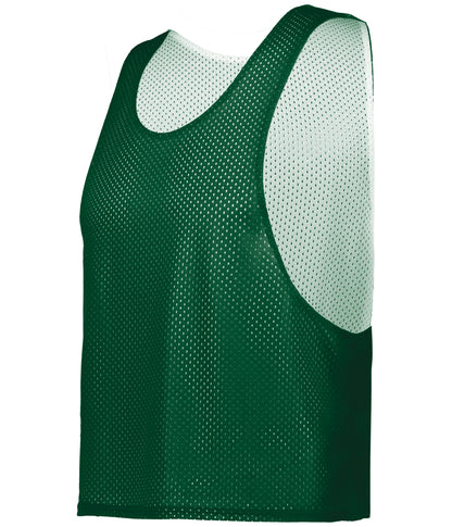 C2 REVERSIBLE MESH LACROSSE PINNIE - FOREST/WHITE (BA)