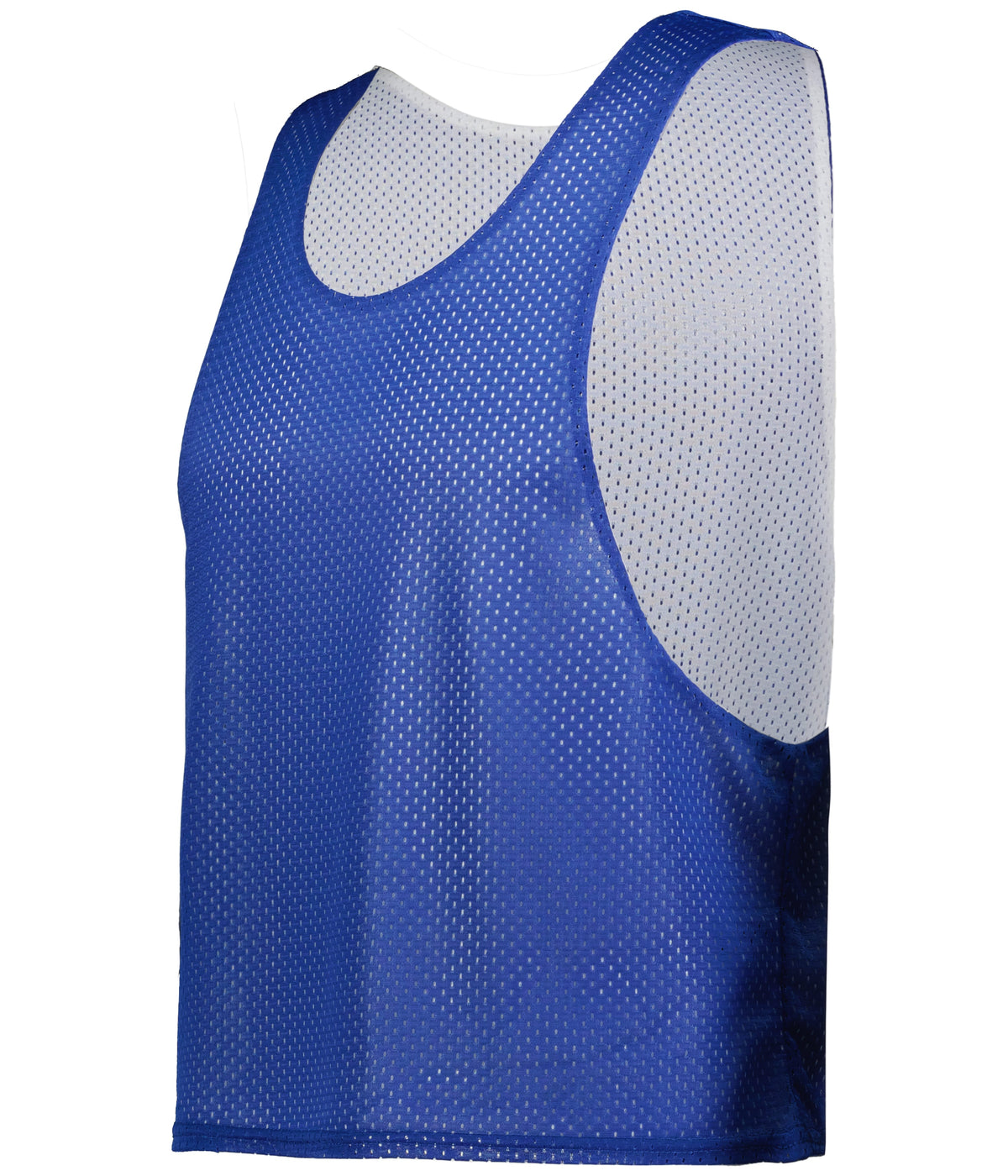 C2 REVERSIBLE MESH LACROSSE PINNIE - ROYAL/WHITE (BA)