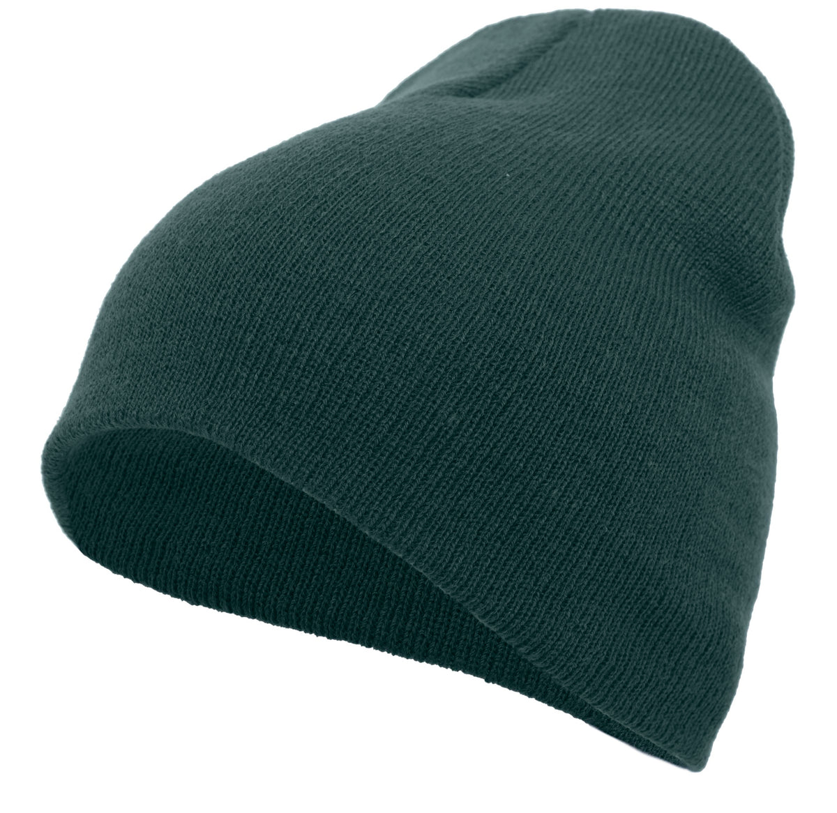 Basic Knit Beanie - Dark Green