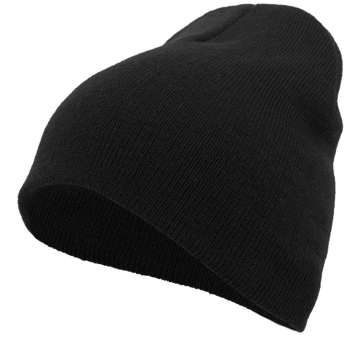 Basic Knit Beanie - Black