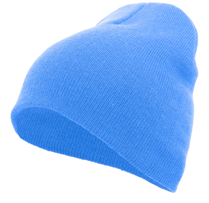 Basic Knit Beanie - Columbia Blue