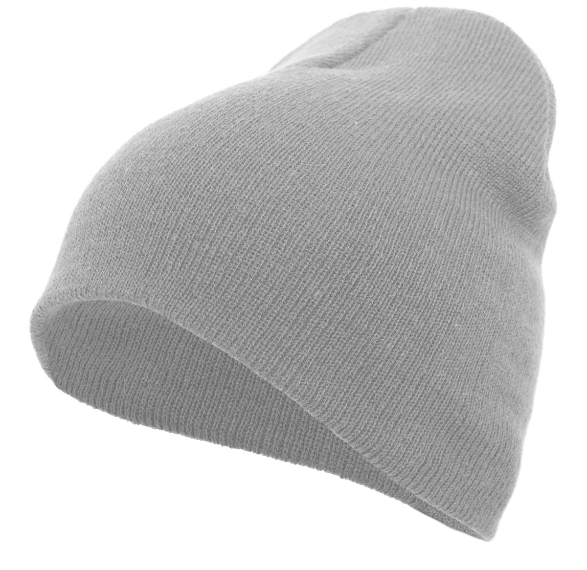 Basic Knit Beanie - Silver