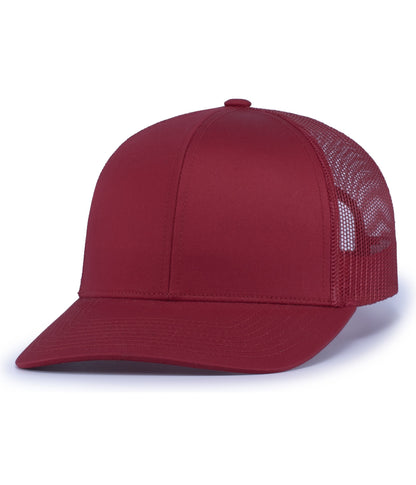 6-PANEL TRUCKER SNAPBACK CAP - Red