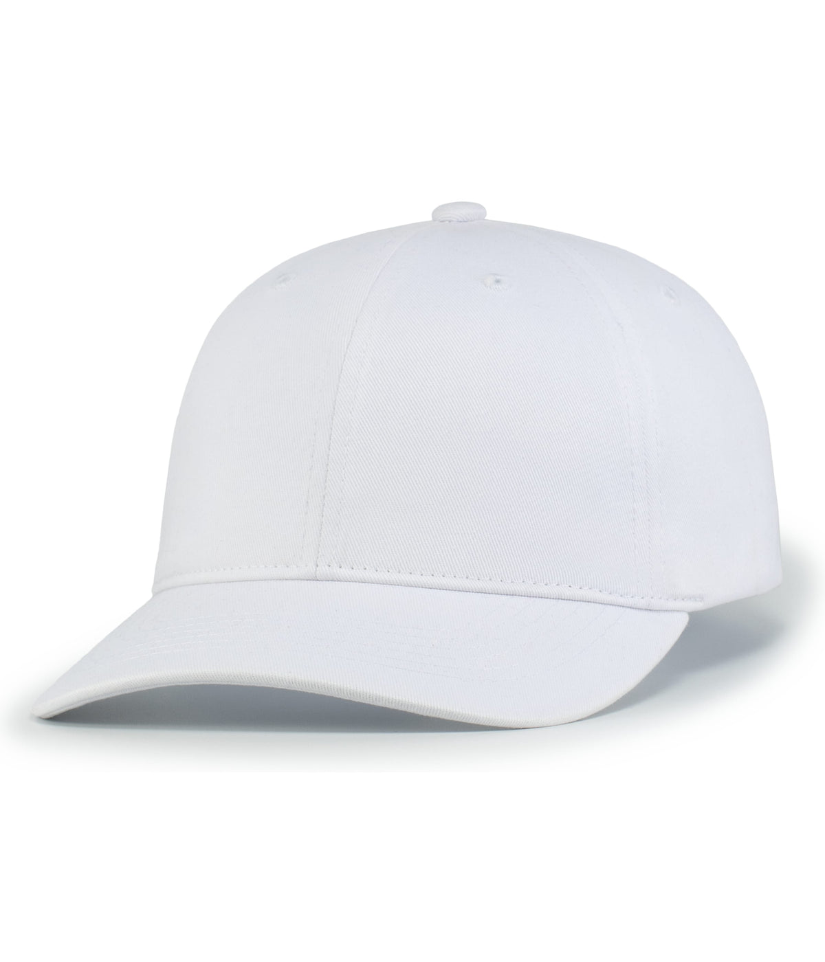 LOW-PROFILE UNSTRUCTURED SNAPBACK CAP - White