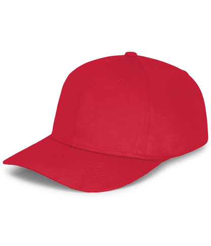Six-Panel Cotton Twill Low-Profile Cap - Red