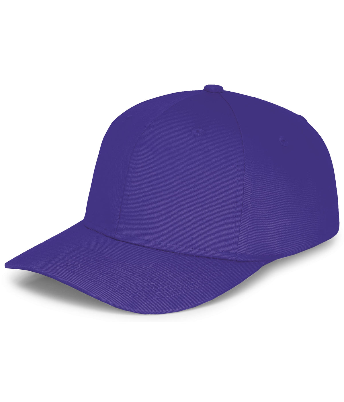 Six-Panel Cotton Twill Low-Profile Cap - Purple