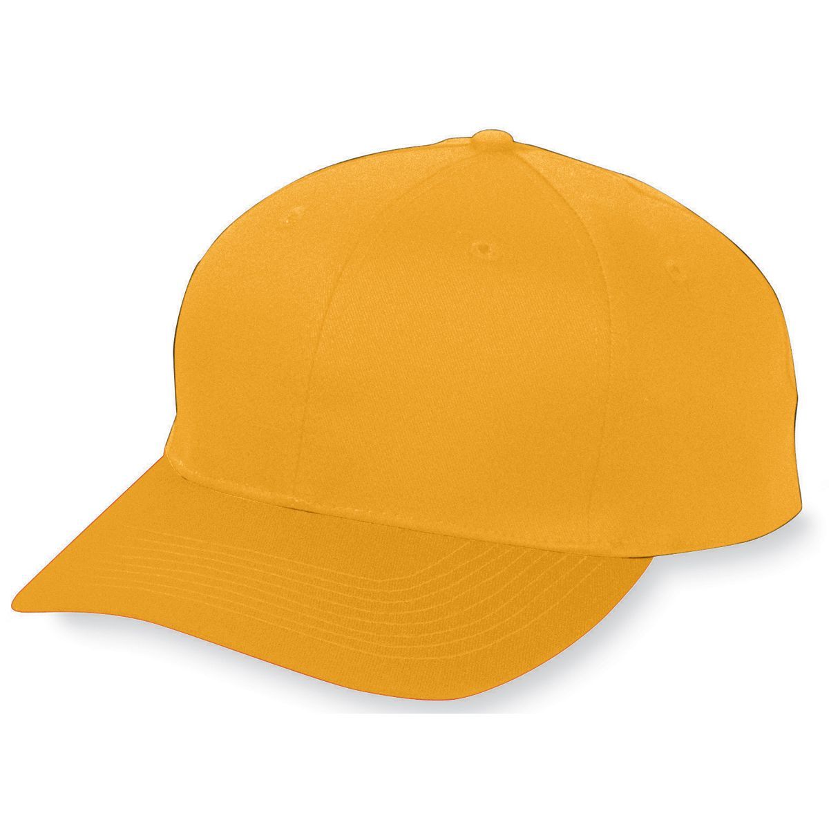 Youth Six-Panel Cotton Twill Low-Profile Cap - Gold