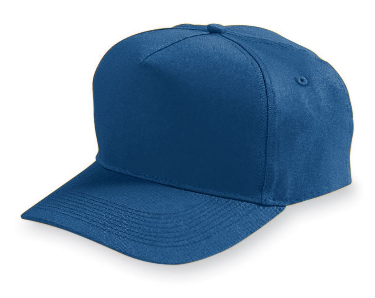 Youth Five-Panel Cotton Twill Cap - Navy
