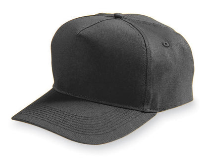 Youth Five-Panel Cotton Twill Cap - Black