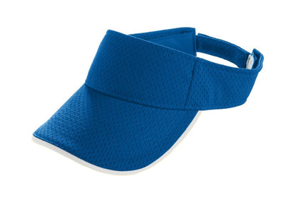 Athletic Mesh Two-Color Visor - Royal/White