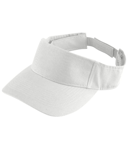 Sport Twill Visor - White