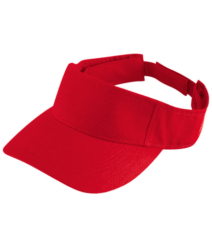 Sport Twill Visor - Red