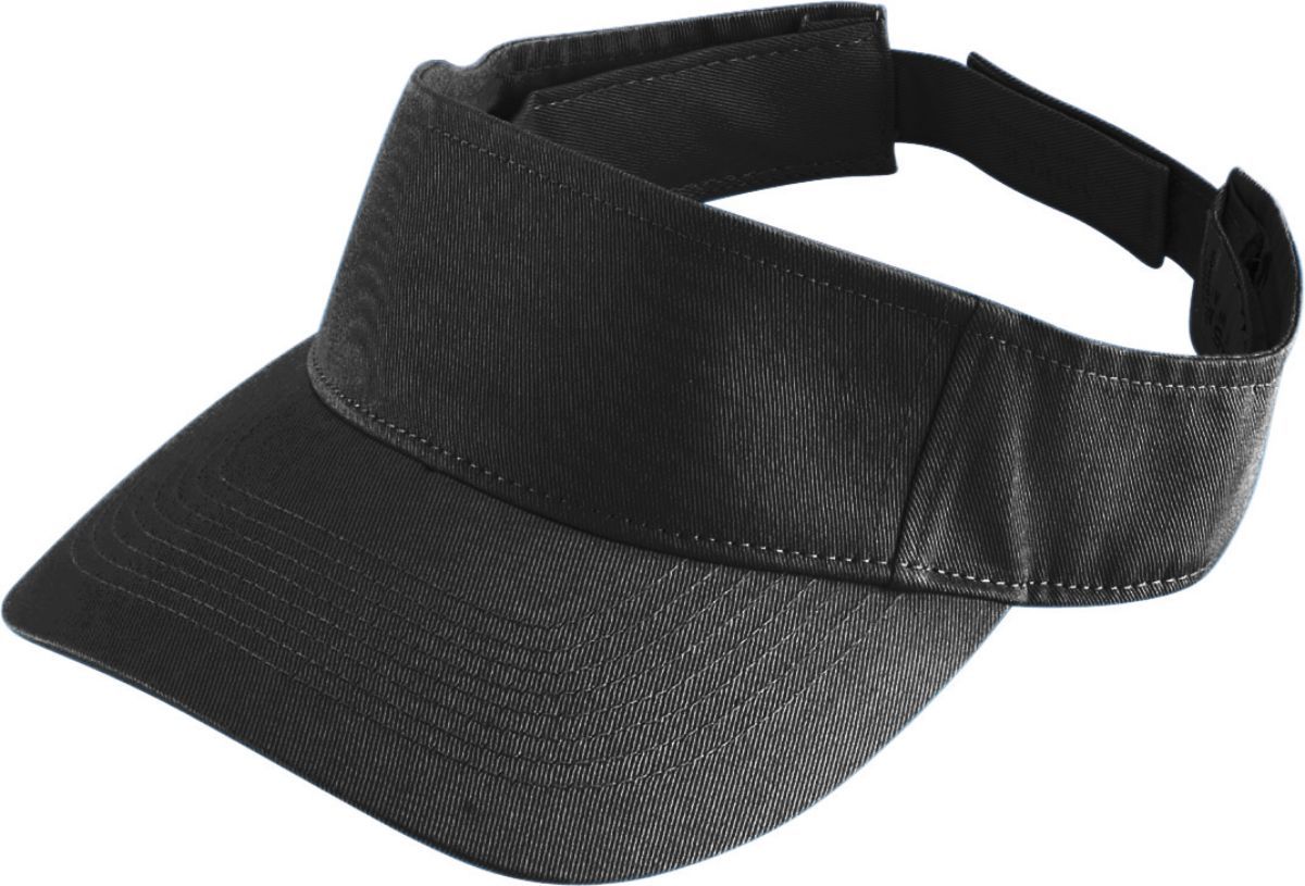 Youth Sport Twill Visor - Black