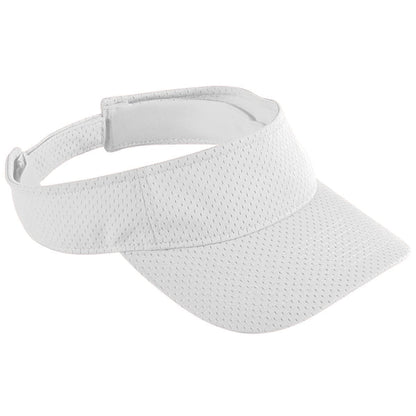 Youth Athletic Mesh Visor - White