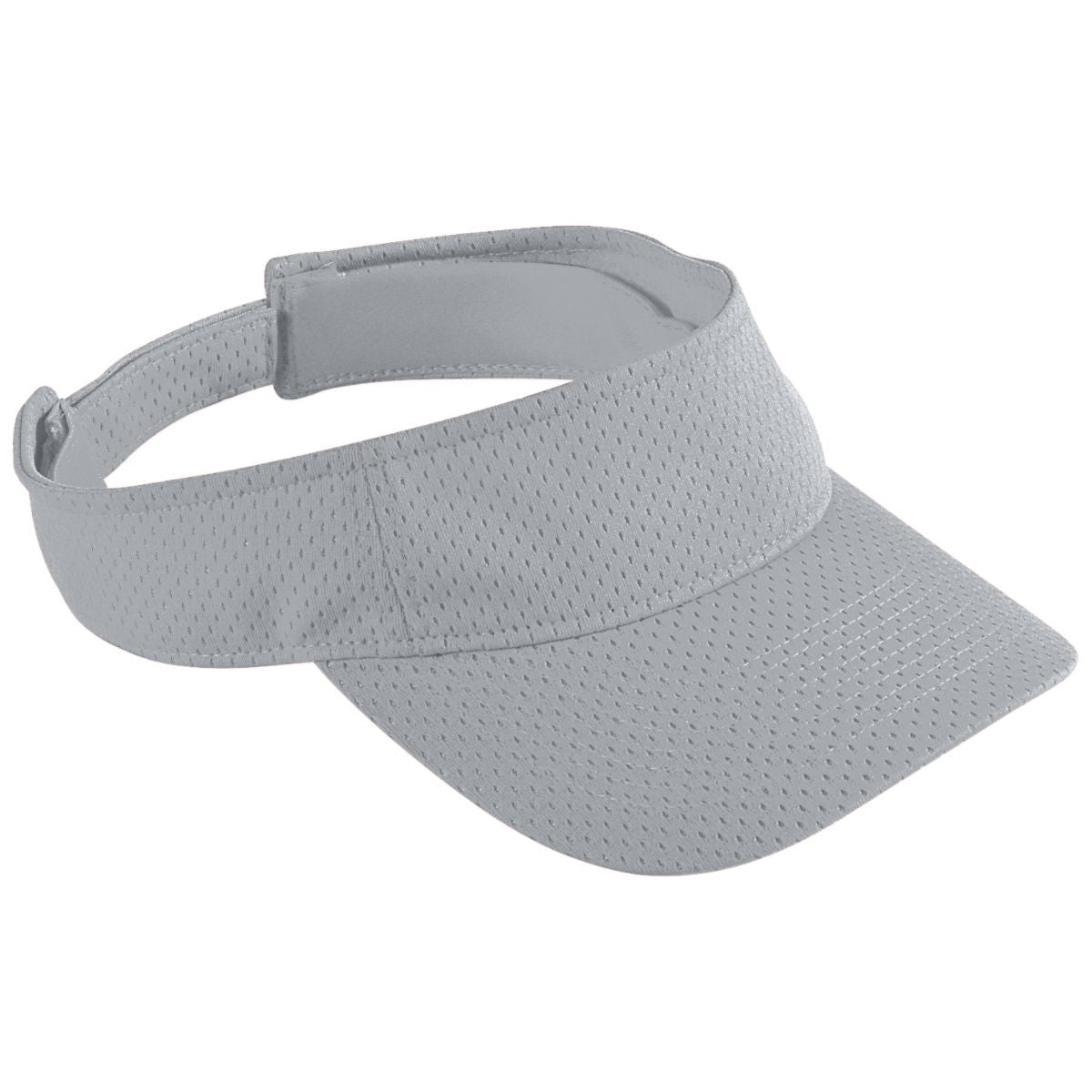 Youth Athletic Mesh Visor - Silver Grey