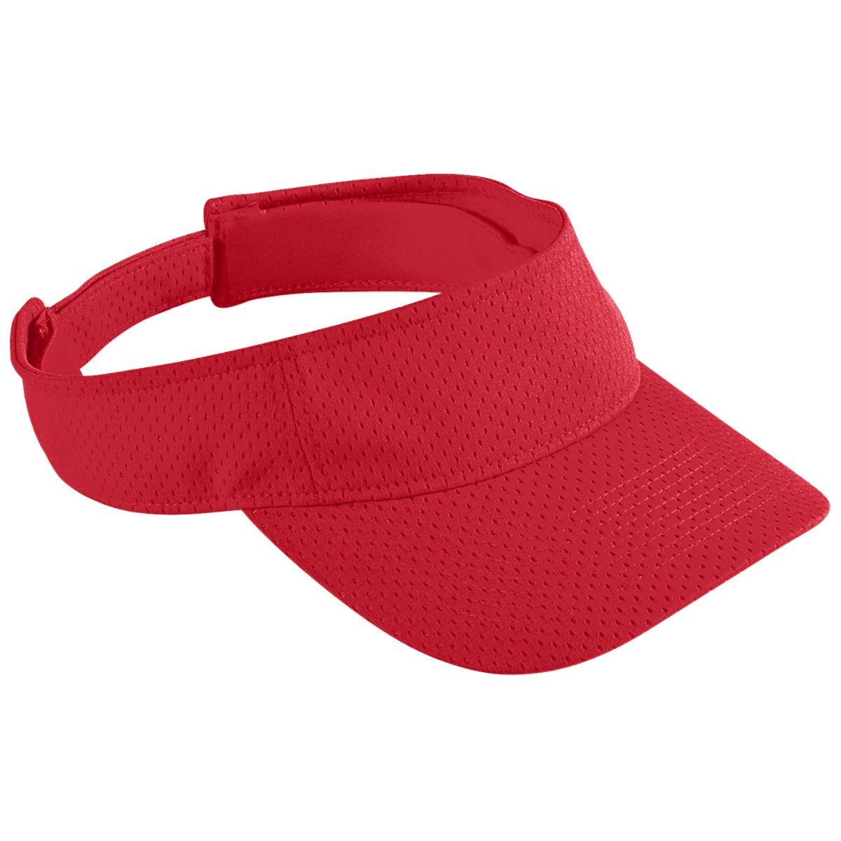 Youth Athletic Mesh Visor - Red
