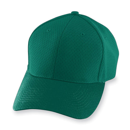 Youth Athletic Mesh Cap - Dark Green