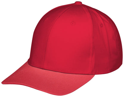 Youth Rally Cotton Twill Cap - Scarlet