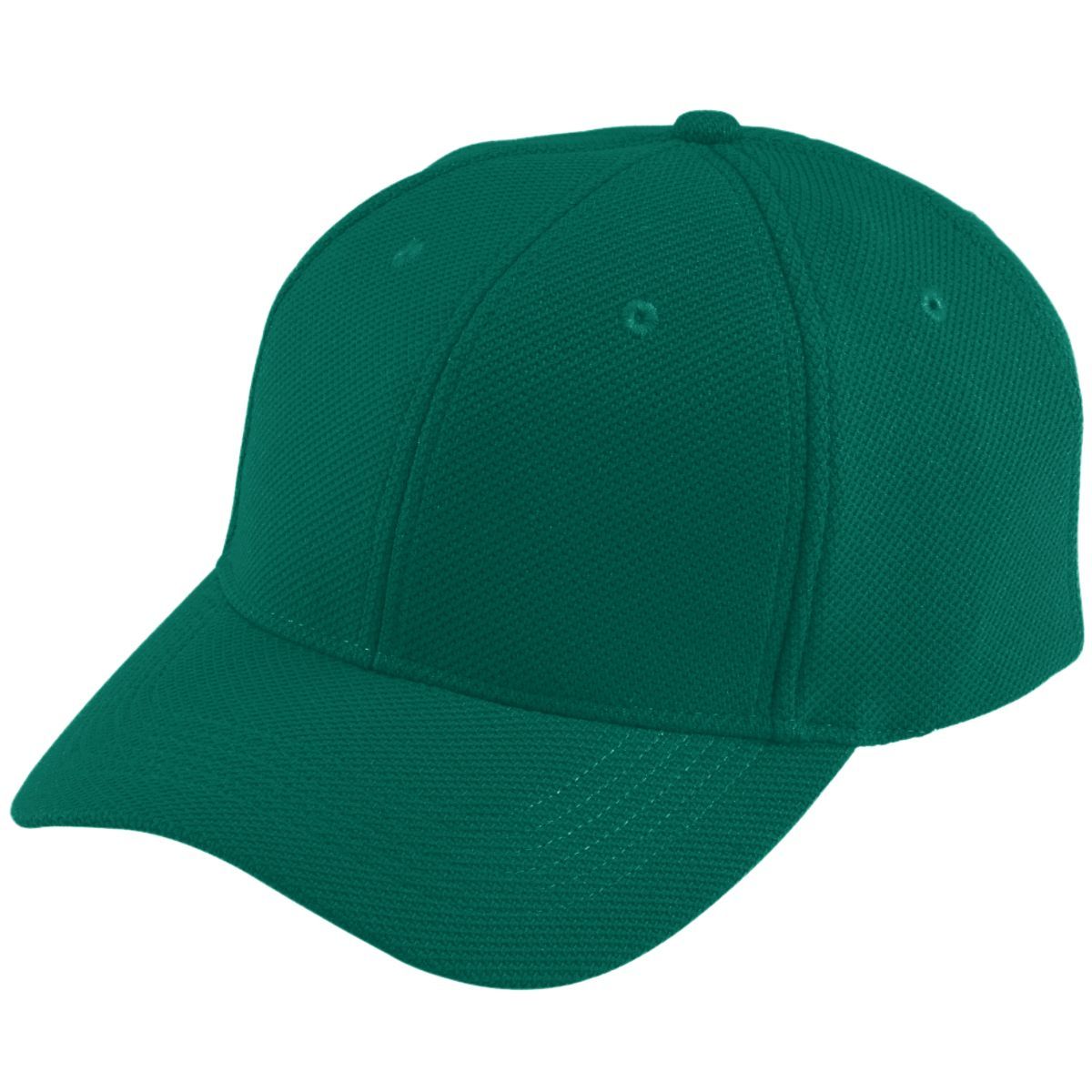 Youth Adjustable Wicking Mesh Cap - Dark Green