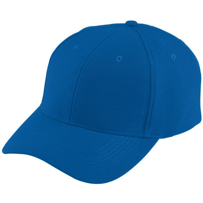 Youth Adjustable Wicking Mesh Cap - Royal