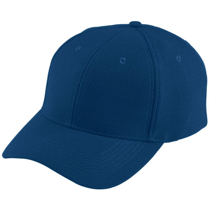 Youth Adjustable Wicking Mesh Cap - Navy