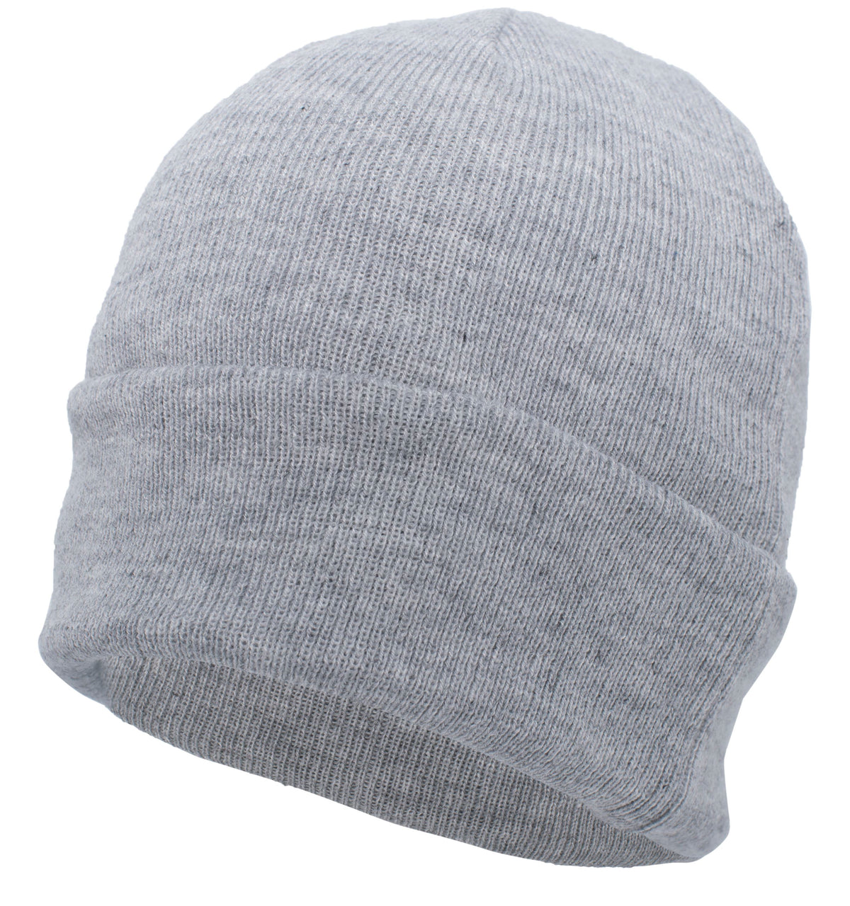 Premium Cuff Beanie - Light Heather