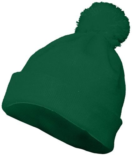 Pom Beanie - Dark Green