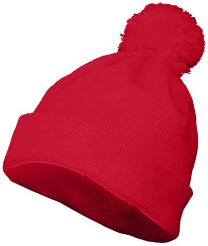 Pom Beanie - Red