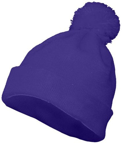 Pom Beanie - Purple