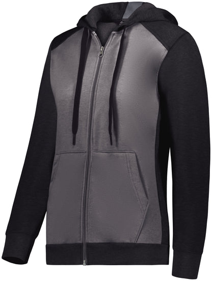 Ladies Three-Season Fleece Full Zip Hoodie