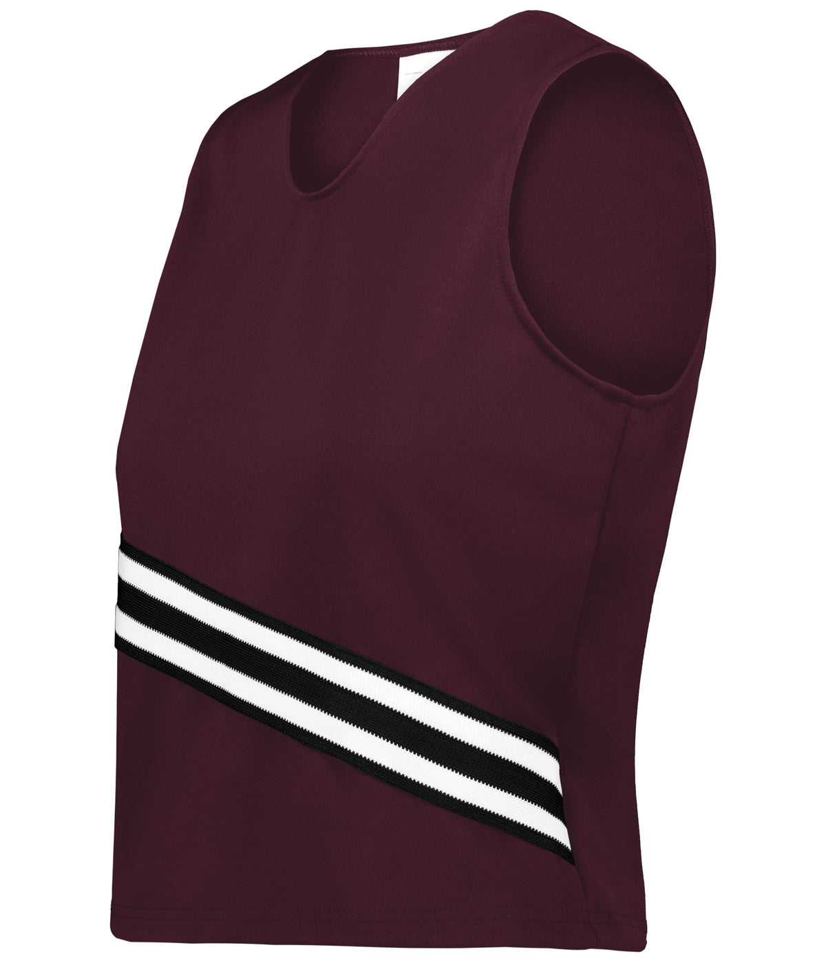 Ladies Cheer Squad Shell - MAROON/BLACK/WHITE