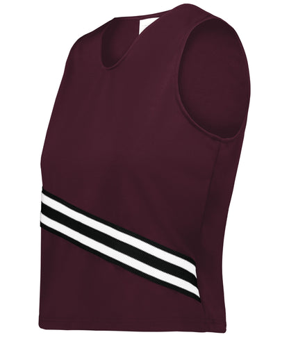 Ladies Cheer Squad Shell - MAROON/BLACK/WHITE