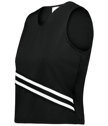 Ladies Cheer Squad Shell - BLACK/BLACK/WHITE