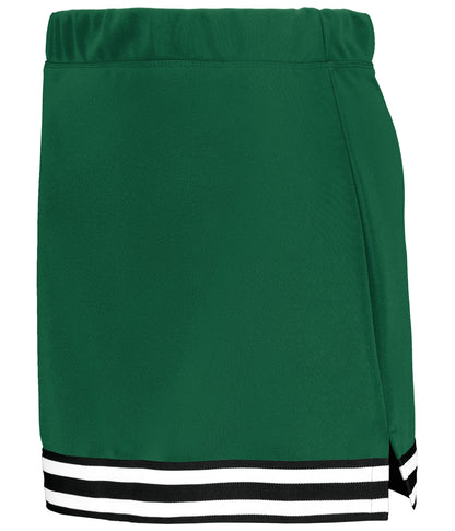 Ladies Cheer Squad Skirt - DARK GREEN/BLACK/WHITE