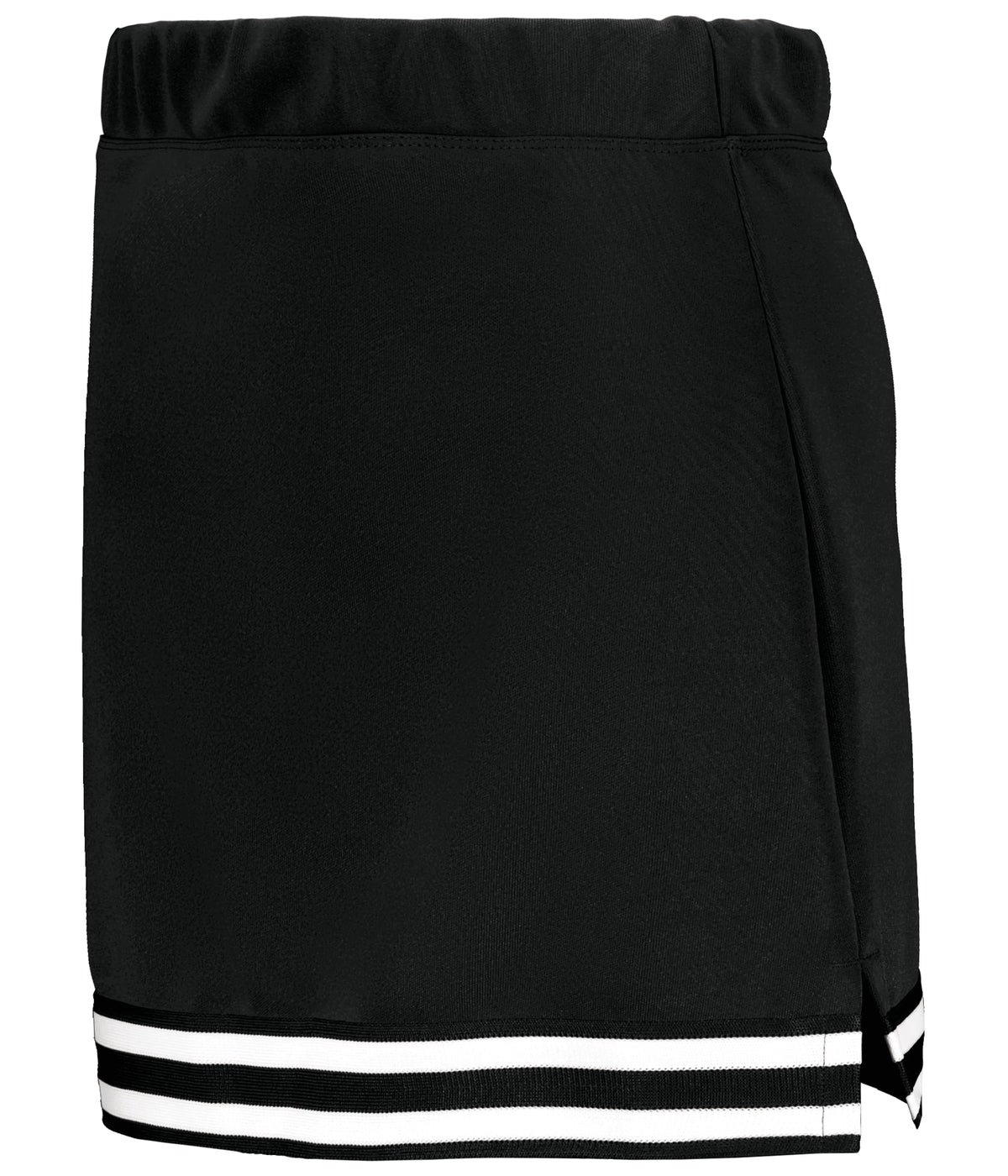 Ladies Cheer Squad Skirt - BLACK/BLACK/WHITE