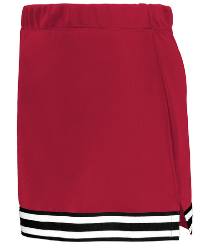 Ladies Cheer Squad Skirt - SCARLET/BLACK/WHITE