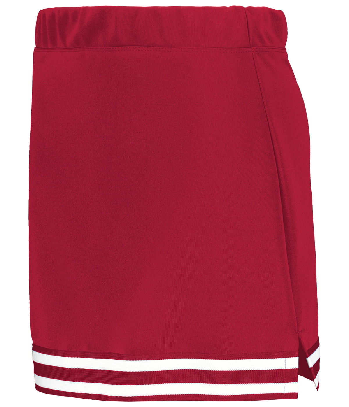 Ladies Cheer Squad Skirt - SCARLET/SCARLET/WHITE