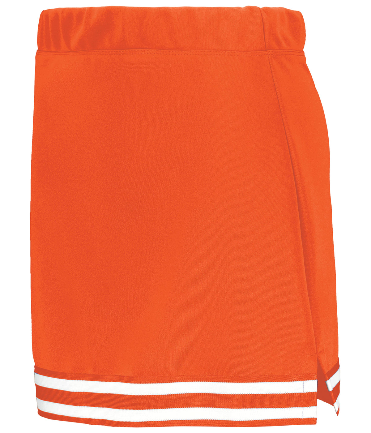 Ladies Cheer Squad Skirt - ORANGE/ORANGE/WHITE