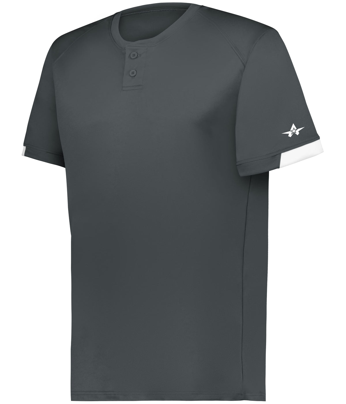 ON THE RISE TWO-BUTTON BASEBALL JERSEY