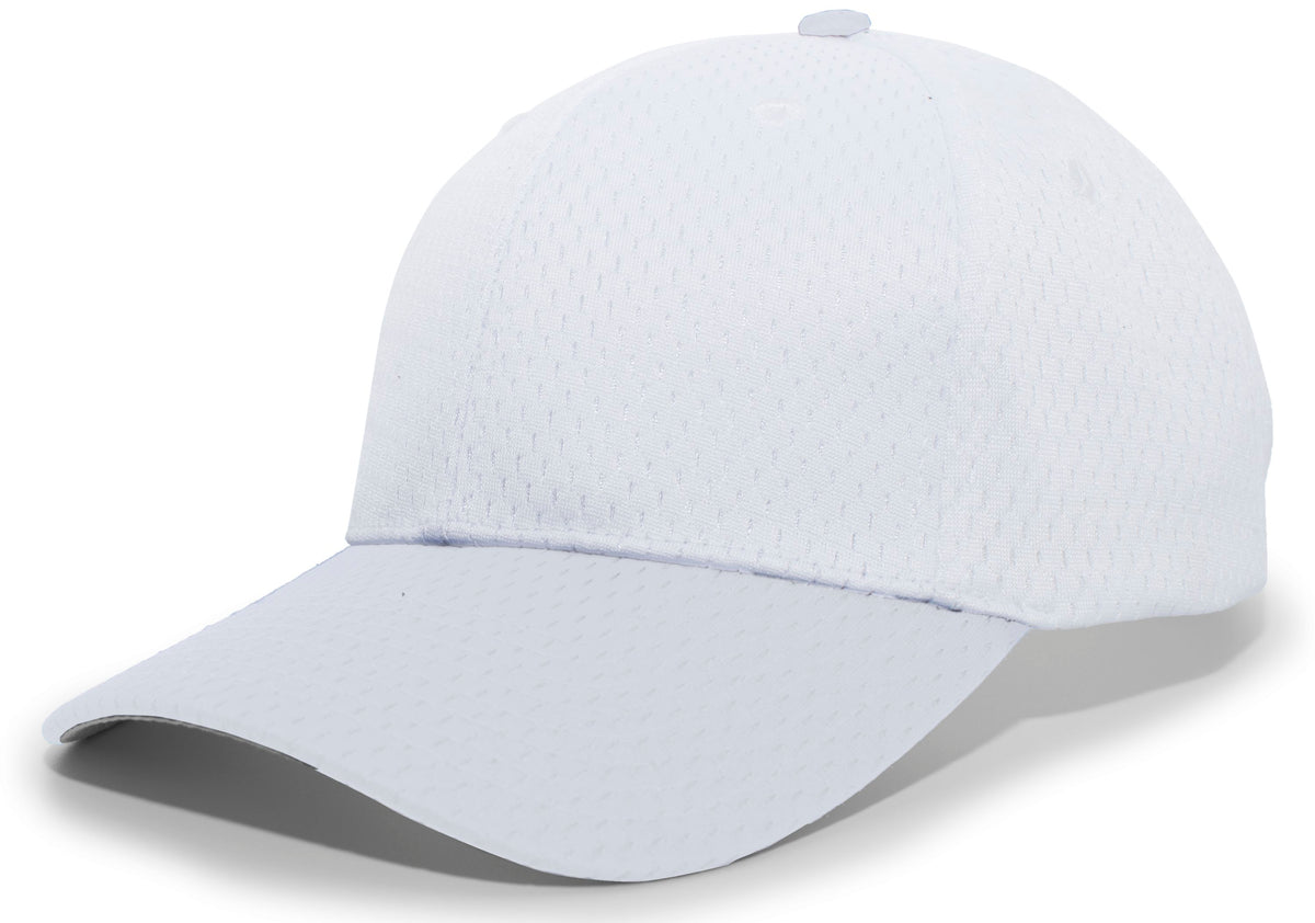 Coolport™ Mesh Hook-And-Loop Adjustable Cap - White