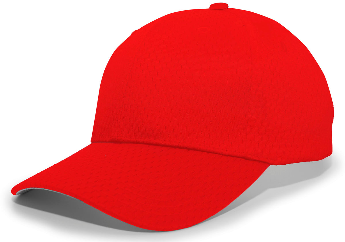 Coolport™ Mesh Hook-And-Loop Adjustable Cap - Red