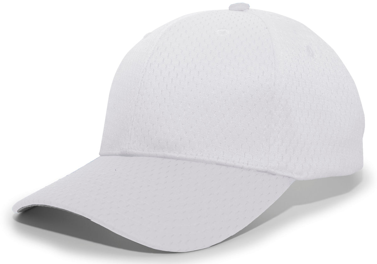 Coolport™ Mesh Hook-And-Loop Adjustable Cap - Silver
