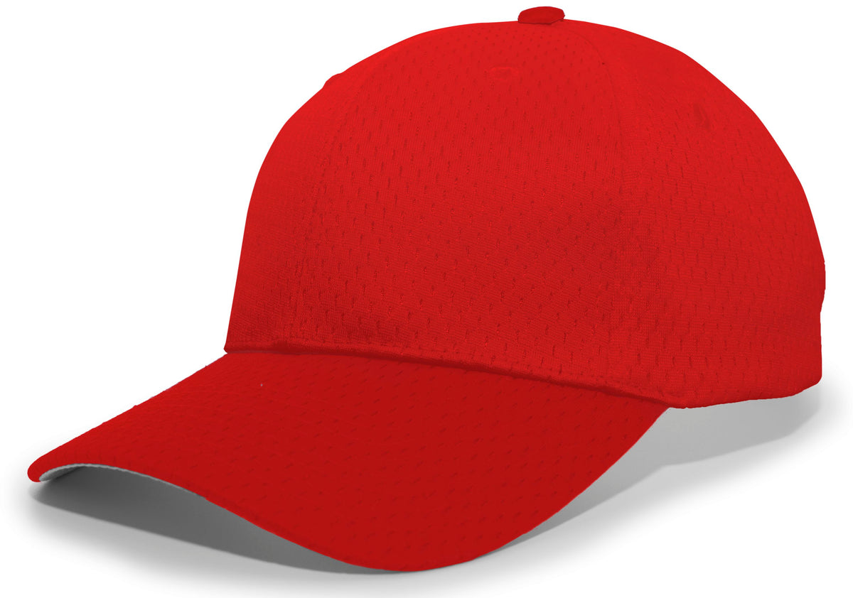 Coolport™ Mesh Hook-And-Loop Adjustable Cap - Cardinal