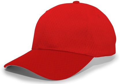 Coolport™ Mesh Hook-And-Loop Adjustable Cap - Cardinal
