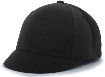 Wool Plate Umpire Flexfit® Cap - Black