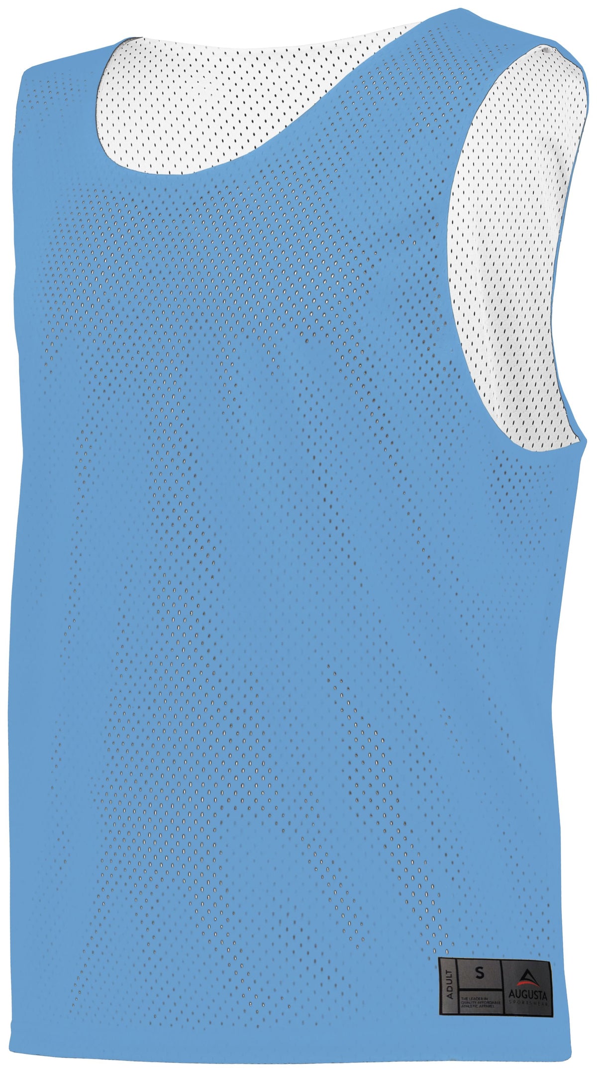 Mesh Reversible Pinnie - COLUMBIA BLUE/WHITE