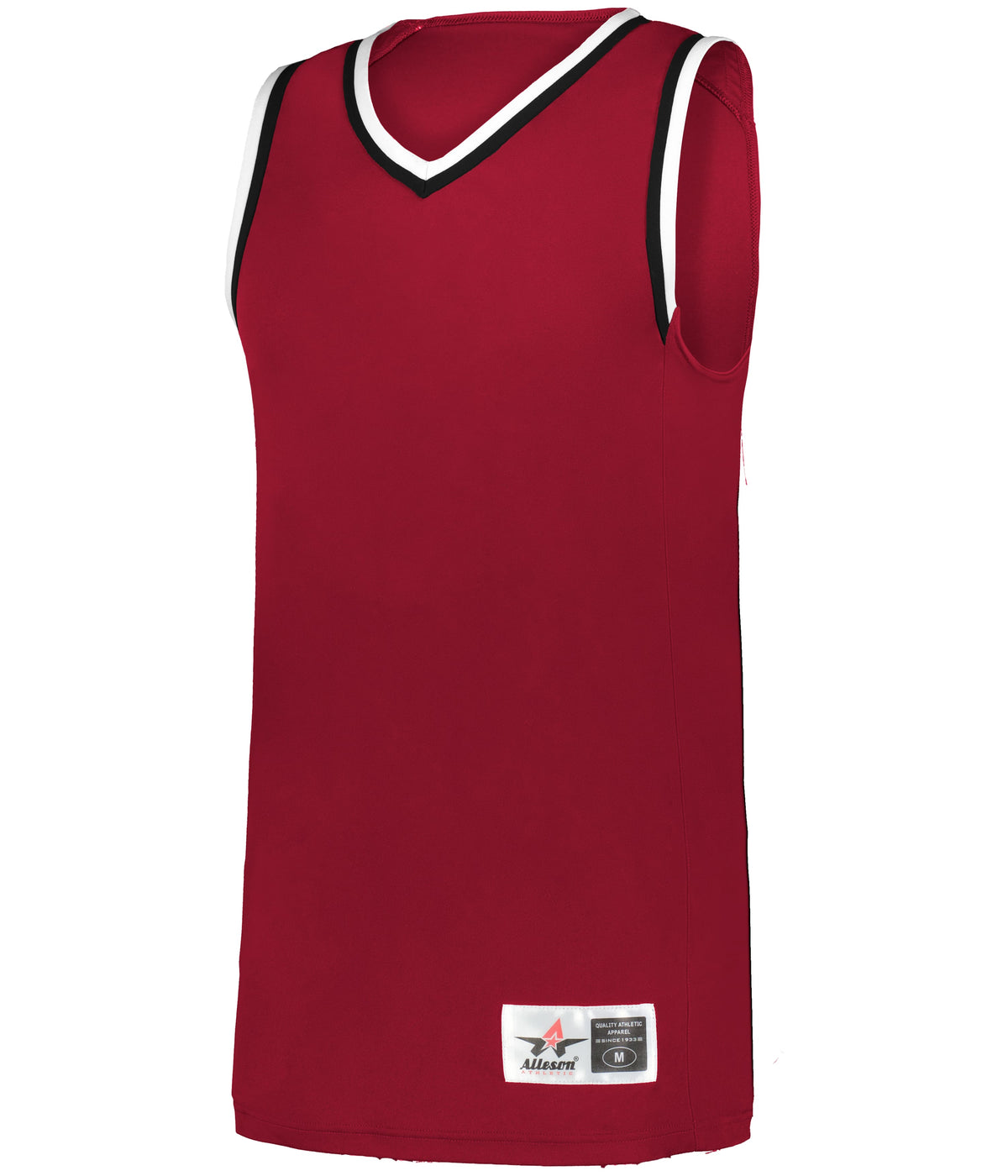 RETRO BASKETBALL JERSEY - RED/BLACK/WHITE (BA)