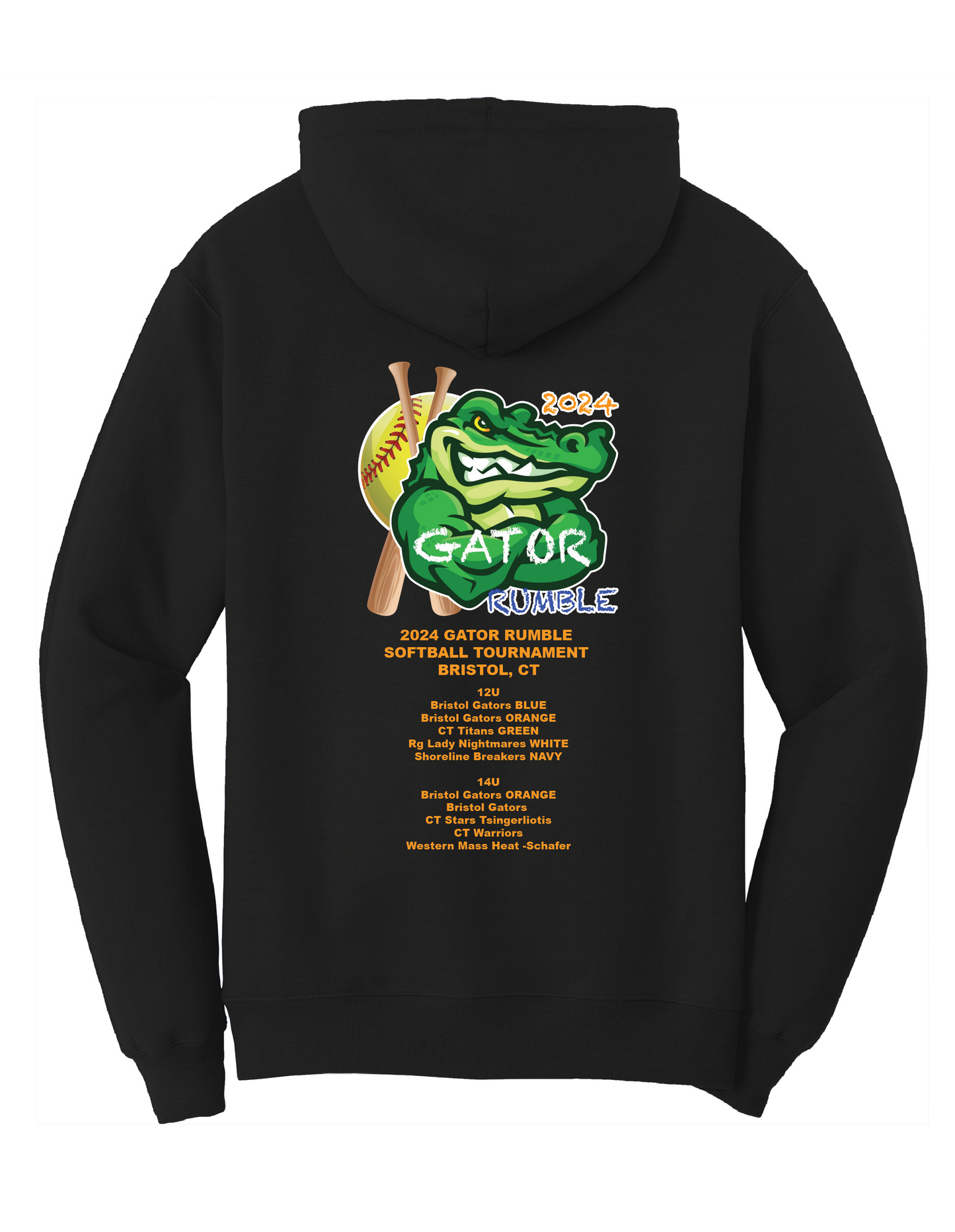 2024 Gators Rumble Tournament ADULT Hooded Sweatshirt