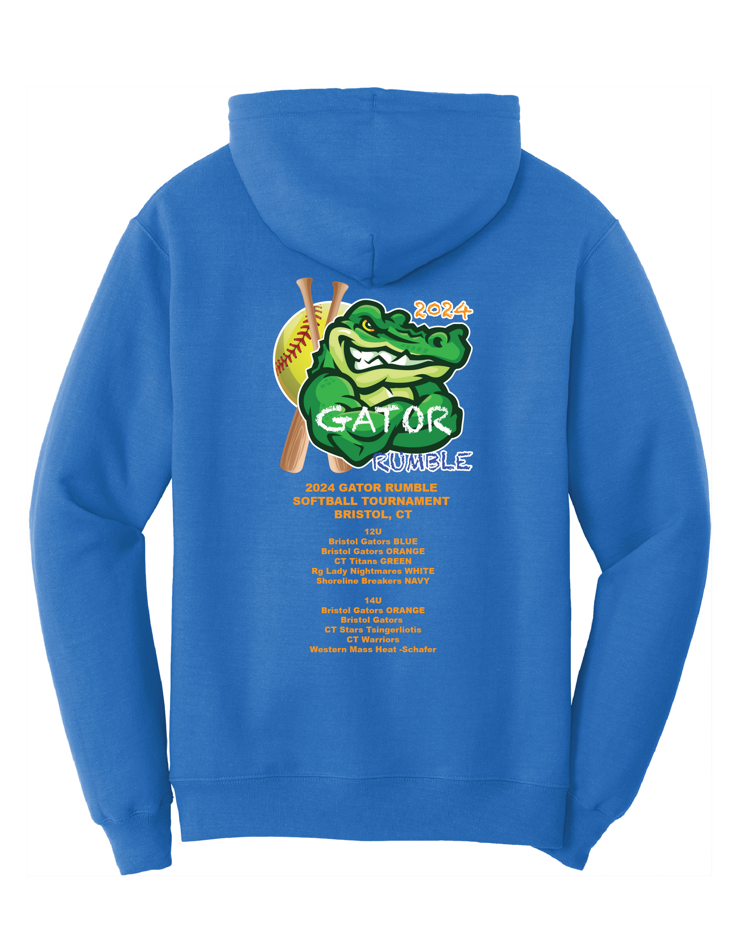 2024 Gators Rumble Tournament ADULT Hooded Sweatshirt